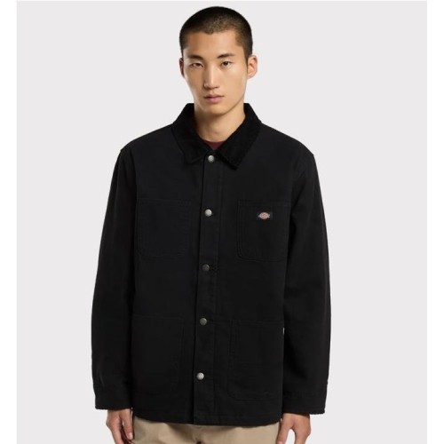DICKIES LINED CHORE CANVAS JKT NEGRO 2