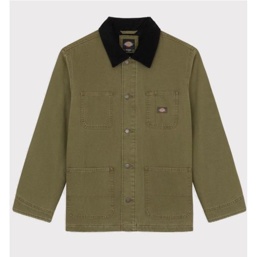 DICKIES LINED CHORE CANVAS JKT VERDE OLIVA