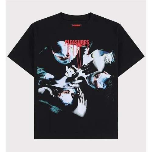 PLEASURES AUTOPSY HEAVY TEE NEGRO