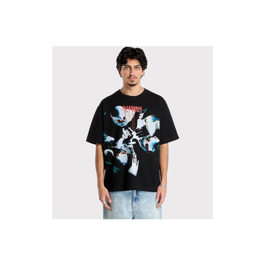 PLEASURES AUTOPSY HEAVY TEE NEGRO