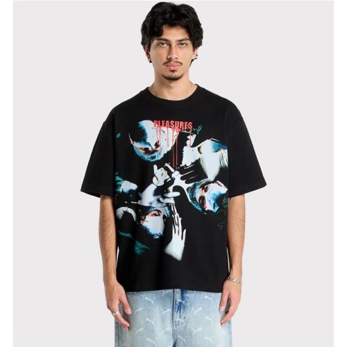 PLEASURES AUTOPSY HEAVY TEE NEGRO