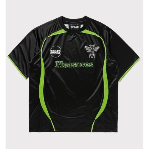 PLEASURES AQUA SOCCER JERSEY NEGRO