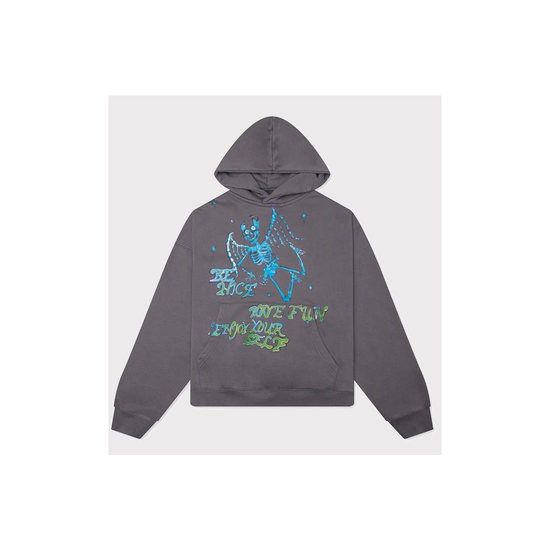JUNGLES ENJOY YOURSELF HOODIE GRIS