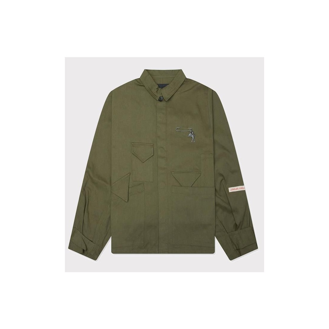 JUNGLES POCKETS FIELD JACKET VERDE