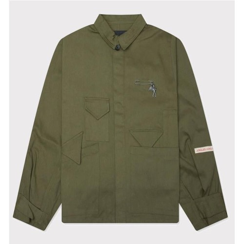 JUNGLES POCKETS FIELD JACKET VERDE
