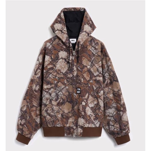 OBEY GLEN ZIP UP JACKET MULTICOLOR