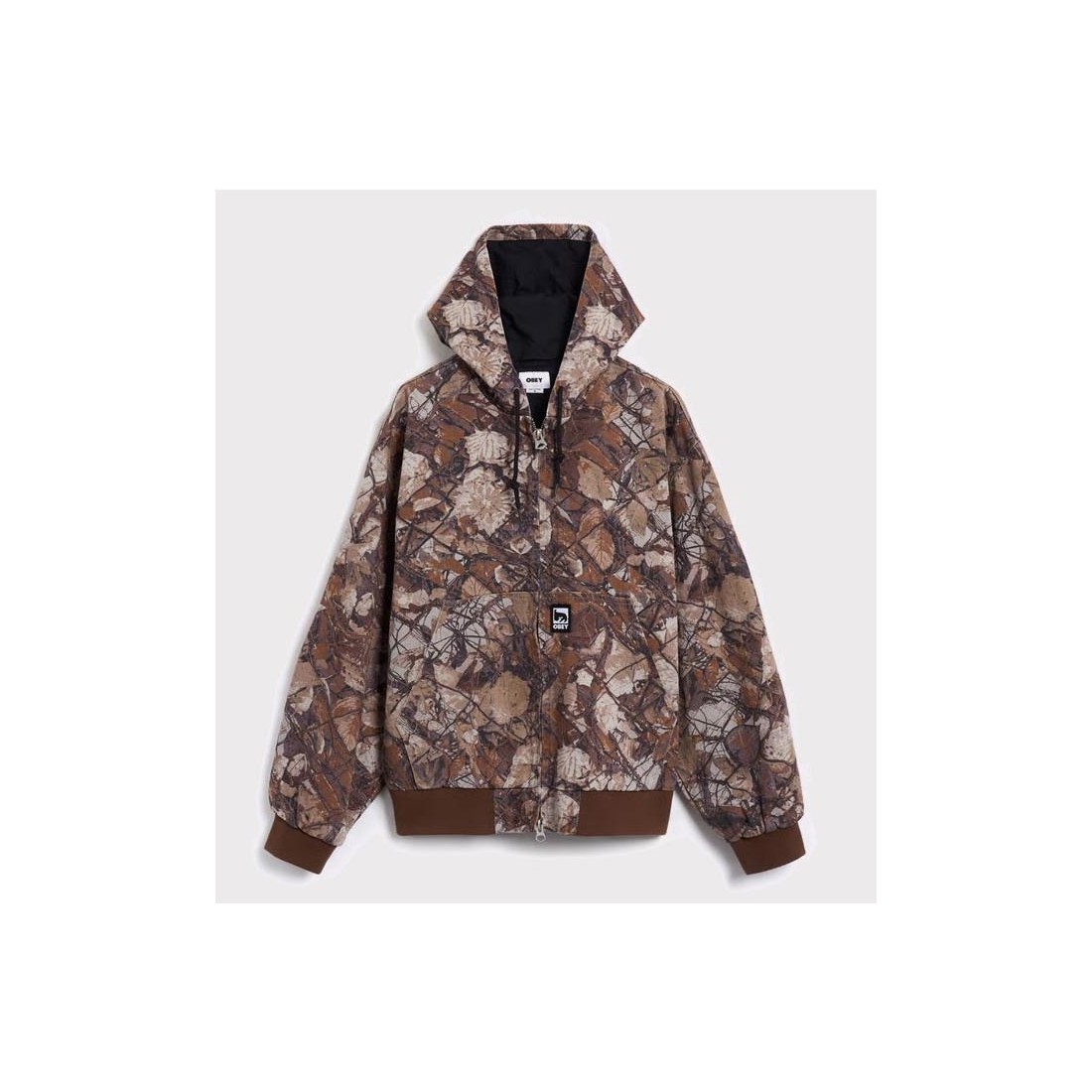 OBEY GLEN ZIP UP JACKET MULTICOLOR