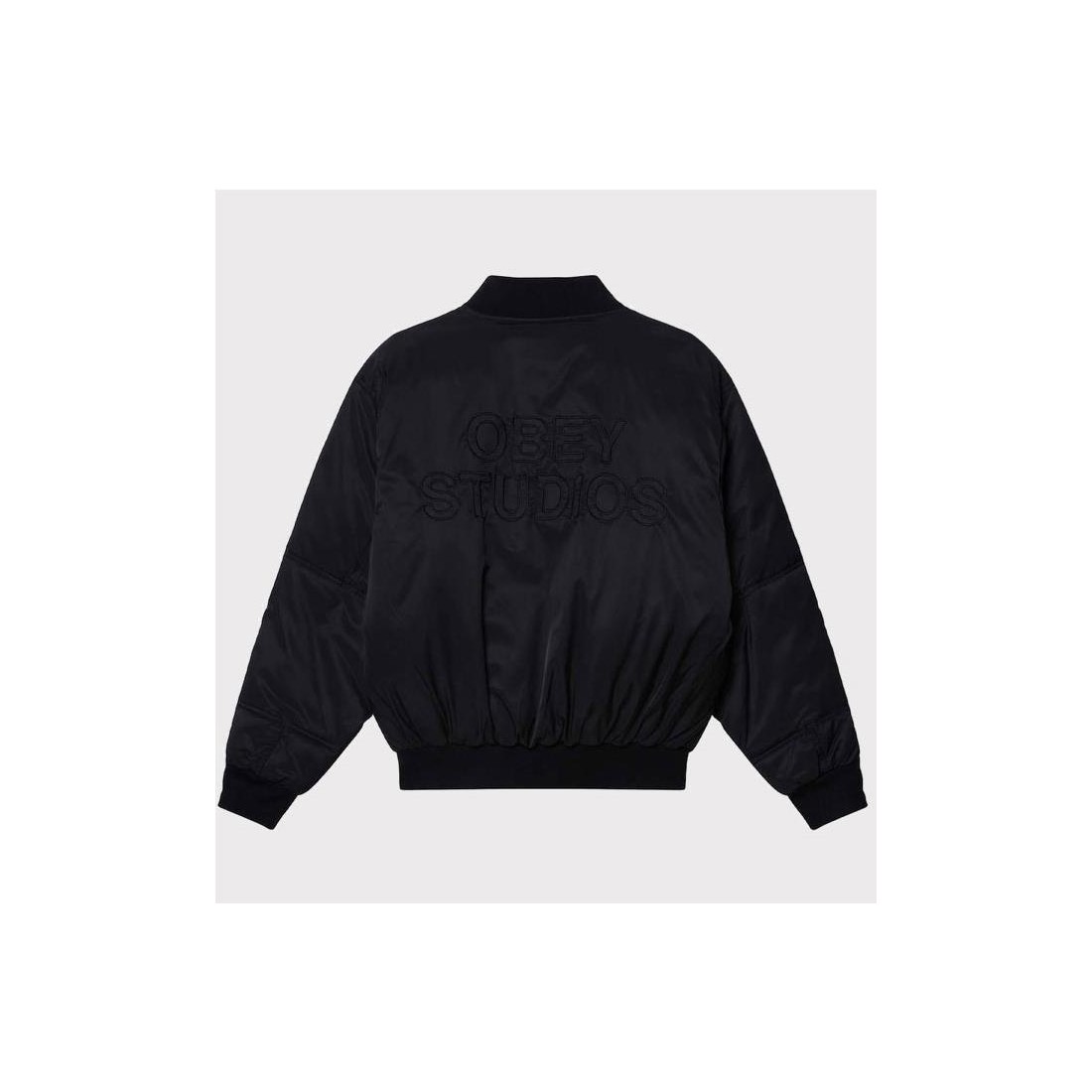 OBEY STUDIOS MA-1 BOMBER NEGRO