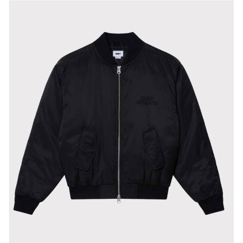 OBEY STUDIOS MA-1 BOMBER NEGRO