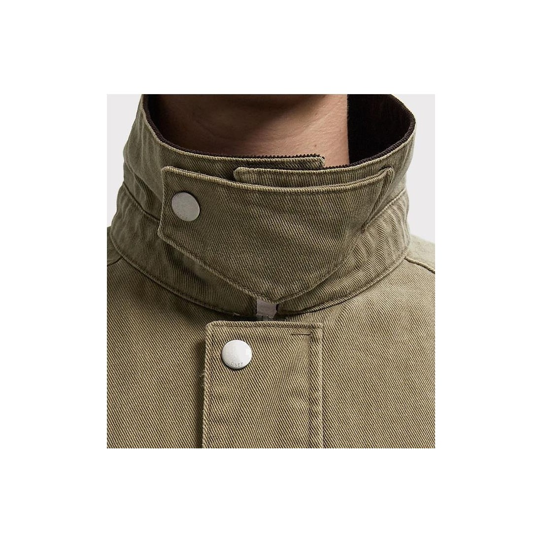 OBEY CADEN WORK JACKET VERDE OLIVA