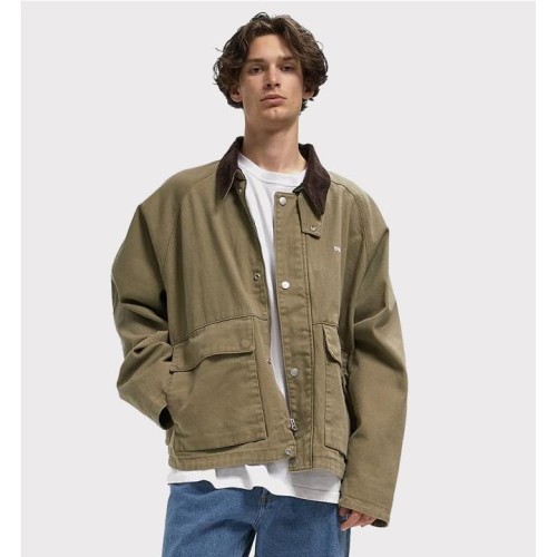 OBEY CADEN WORK JACKET VERDE OLIVA