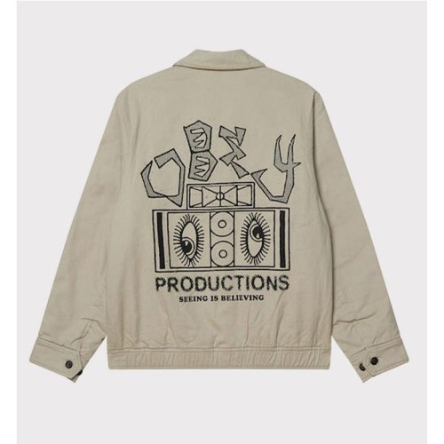 OBEY MILTON JACKET BEIGE