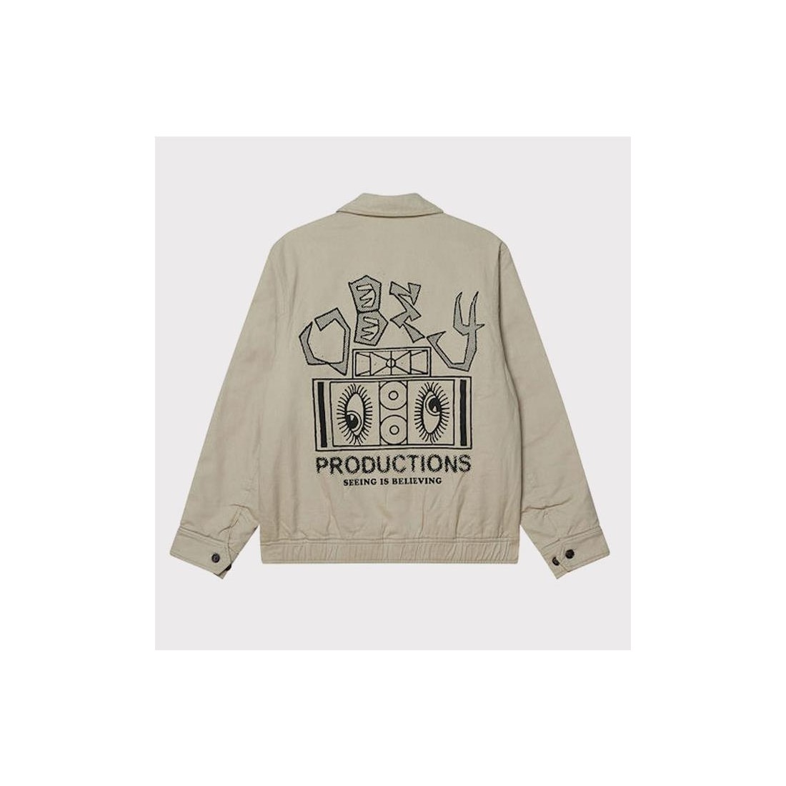 OBEY MILTON JACKET BEIGE
