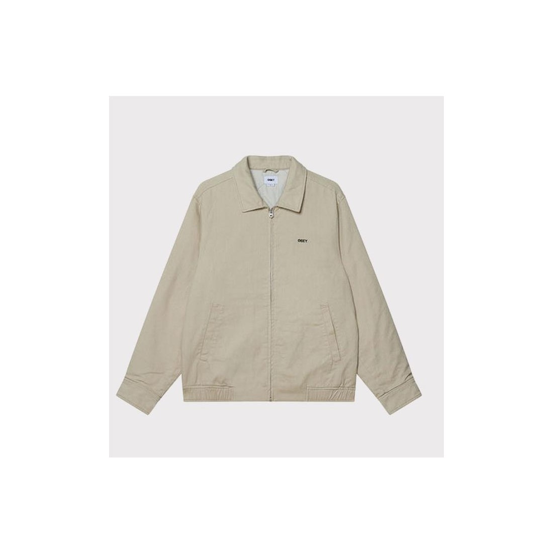 OBEY MILTON JACKET BEIGE