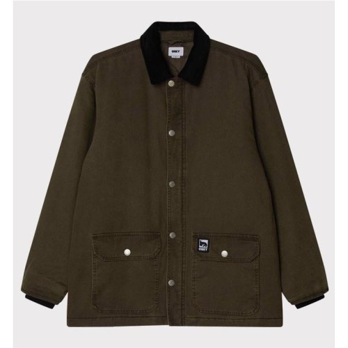 OBEY NORTON BARN COAT JKT VERDE OLIVA