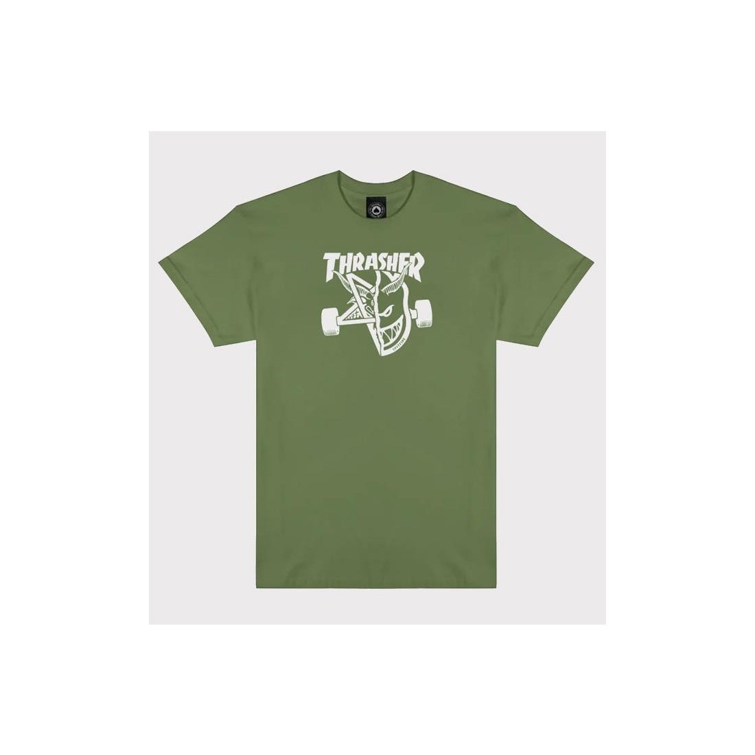 THRASHER TRASH BURN TEE VERDE