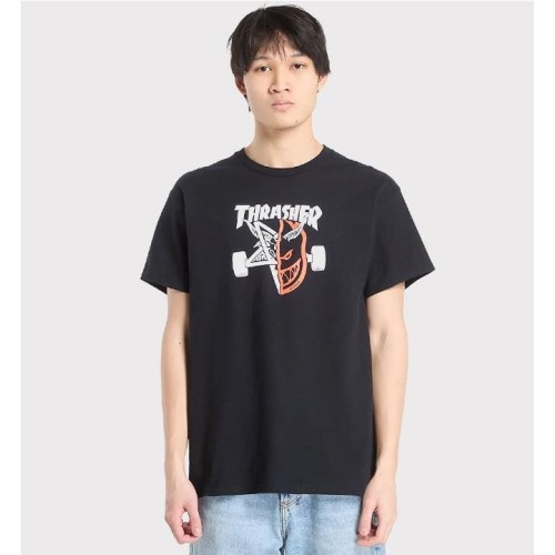 THRASHER THRASH BURN TEE NEGRO 2