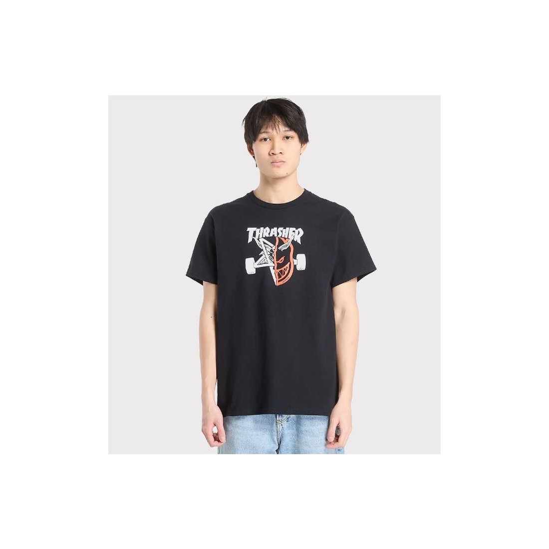 THRASHER THRASH BURN TEE NEGRO