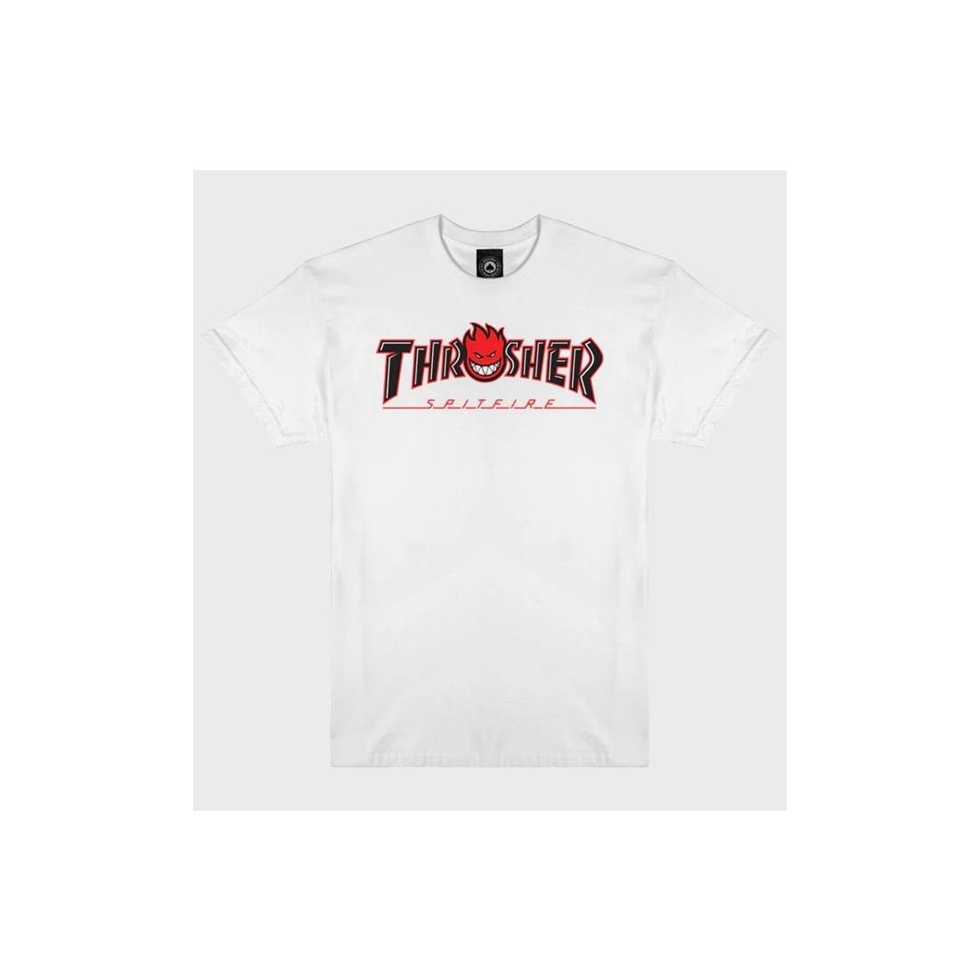 THRASHER BIG HEAD OUTLINE TEE BLANCO