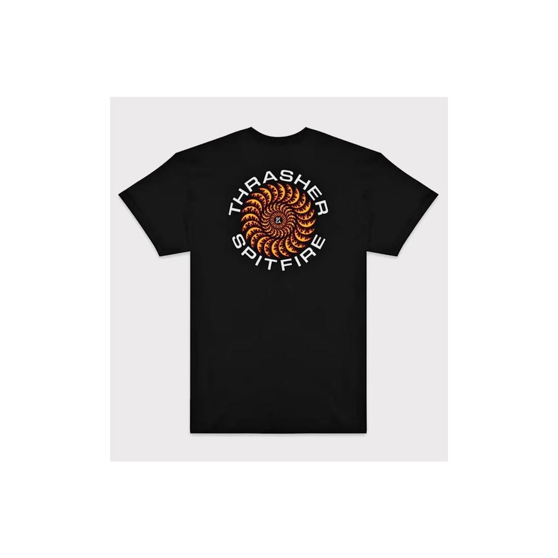 THRASHER CLASSIC SWIRL TEE NEGRO