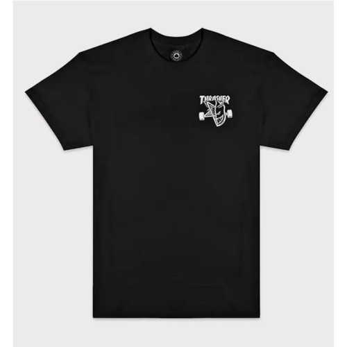 THRASHER CLASSIC SWIRL TEE NEGRO 2