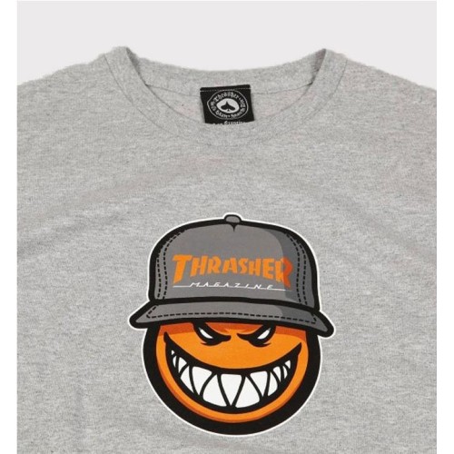 THRASHER SF LOC TEE GRIS