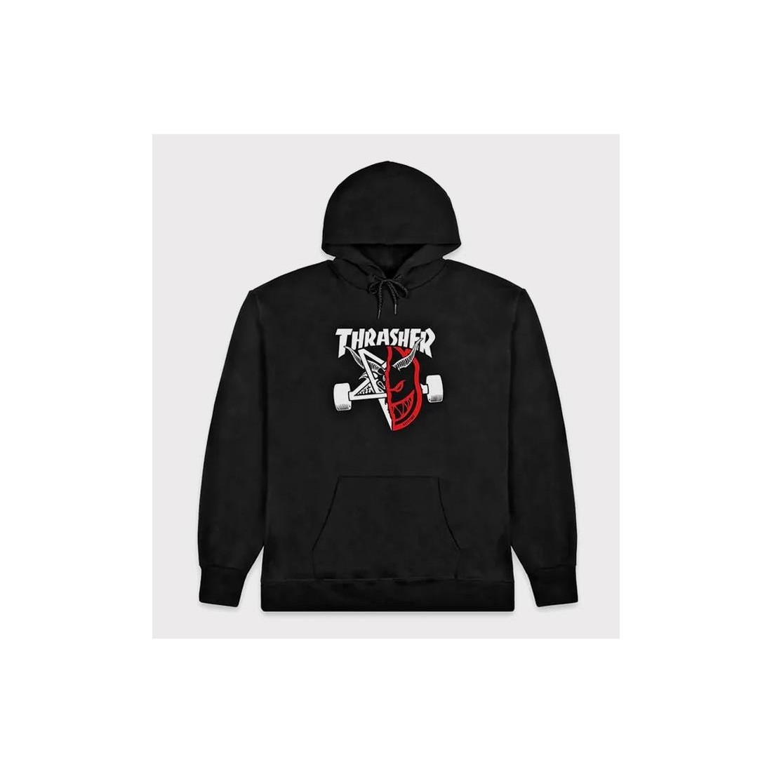 THRASHER THRASH BURN HOOD NEGRO