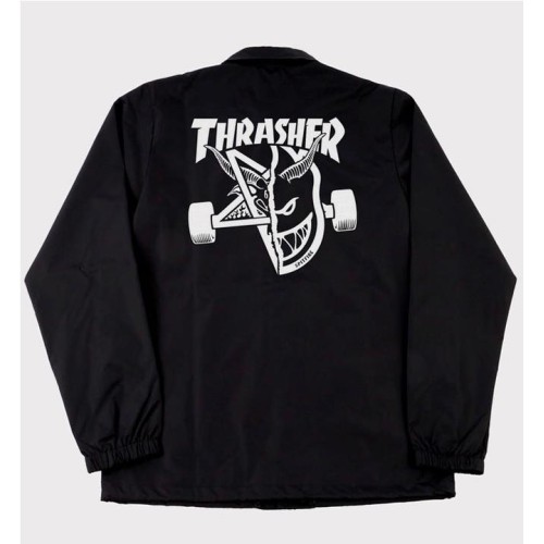 THRASHER THRASH BURN COACH JKT NEGRO