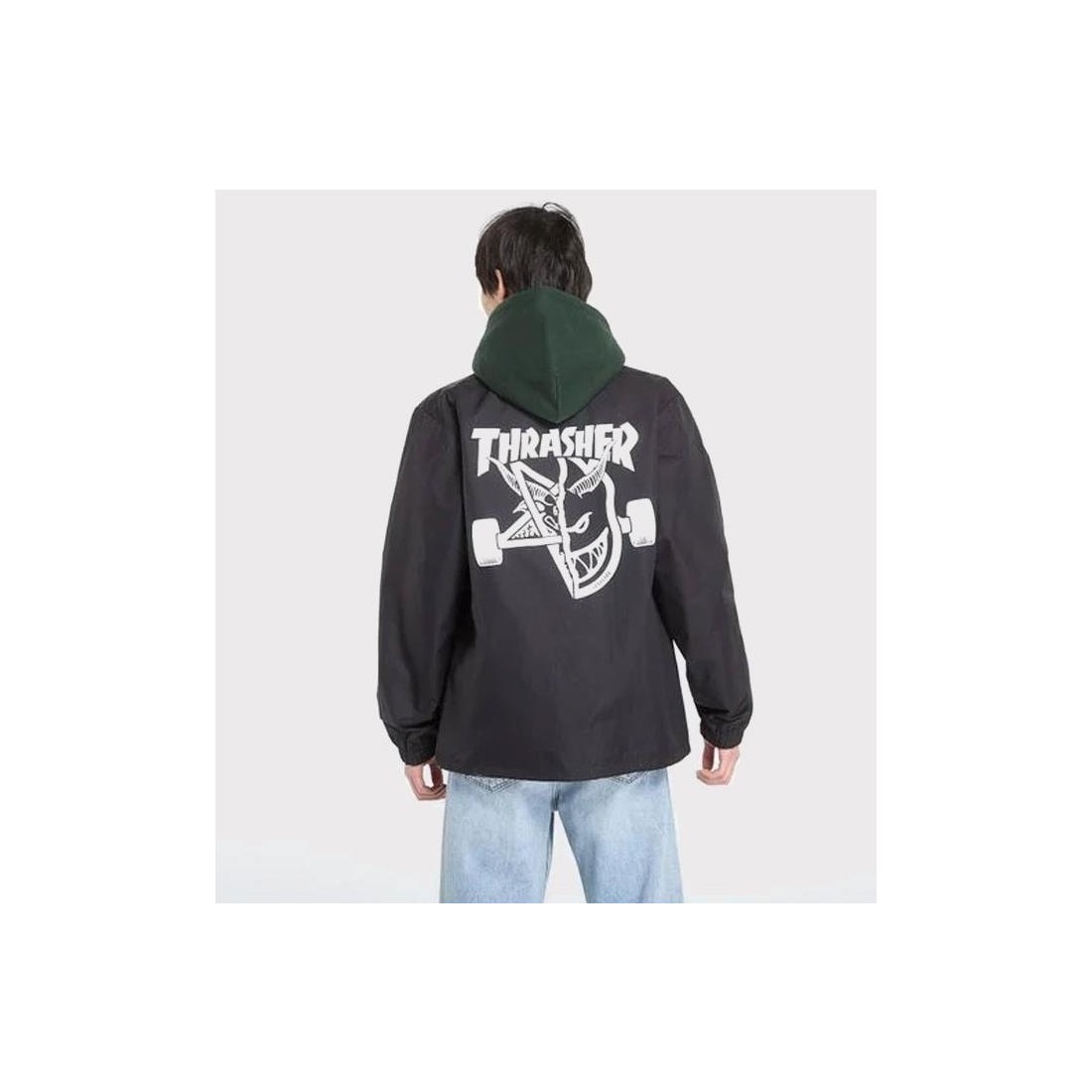 THRASHER THRASH BURN COACH JKT NEGRO