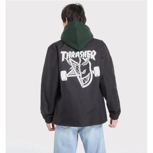 THRASHER THRASH BURN COACH JKT NEGRO