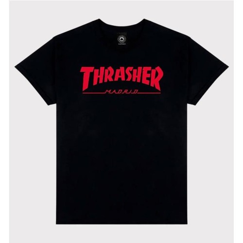 THRASHER MADRID MAG LOGO TEE NEGRO