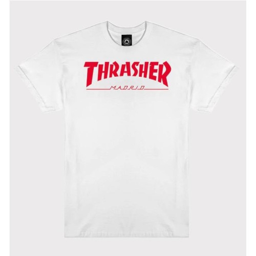 THRASHER MADRID MAD LOGO TEE BLANCO