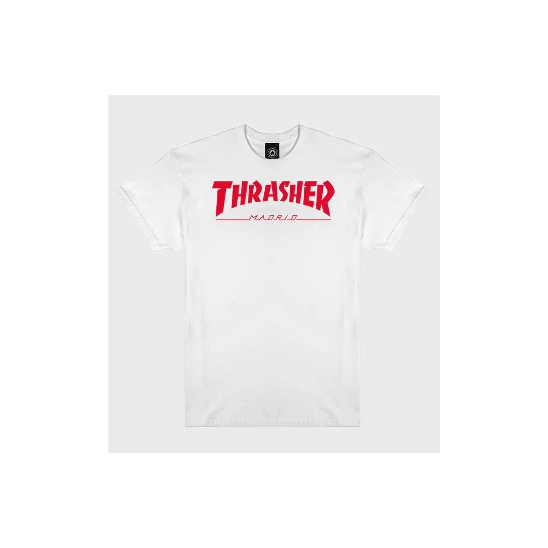 THRASHER MADRID MAD LOGO TEE BLANCO