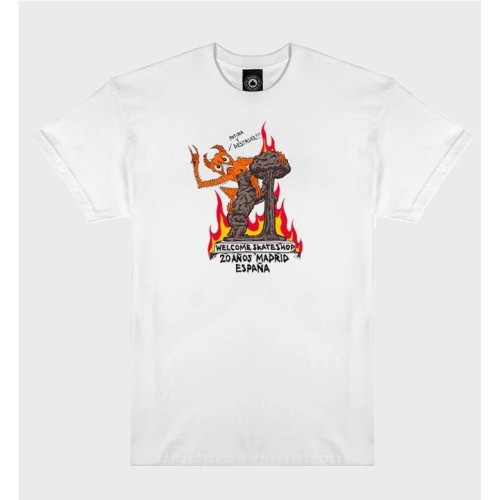 THRASHER PATINA Y DESTRUYE TEE BLANCO