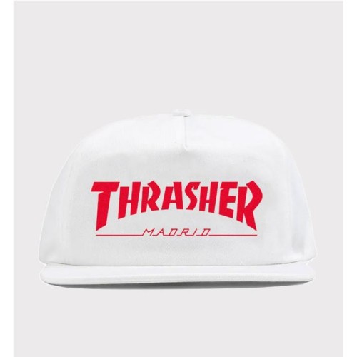 THRASHER MADRID MAD LOGO SNAPB BLANCO