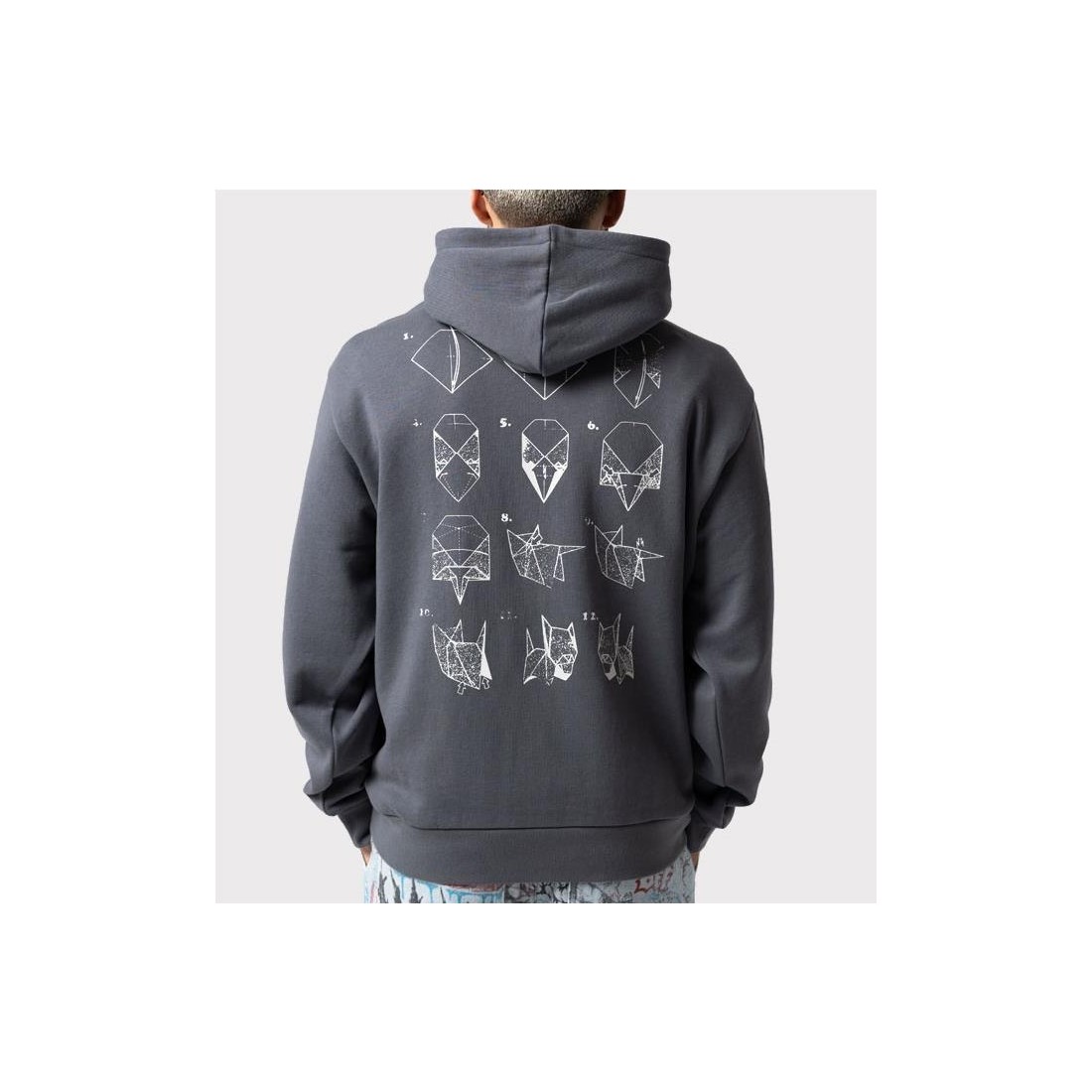 RIPNDIP ORIGAMI HOODIE GRIS