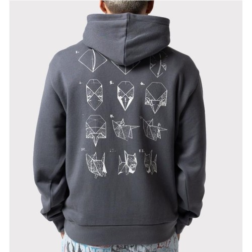 RIPNDIP ORIGAMI HOODIE GRIS