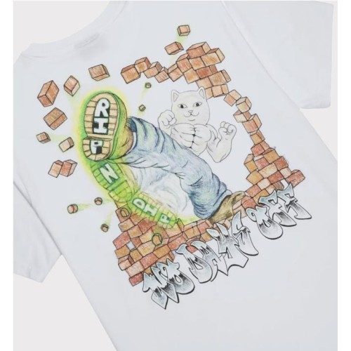 RIPNDIP KARATE KAT TEE BLANCO