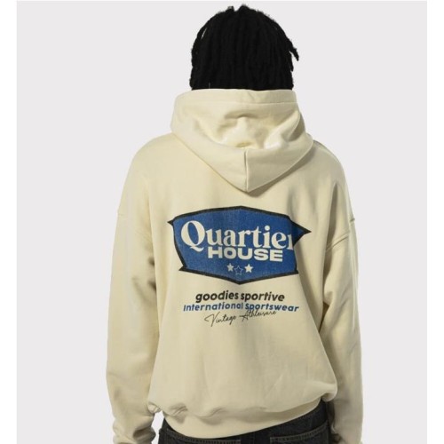 GOODIES SPORTIVE QURTER HOODIE MULTICOLOR