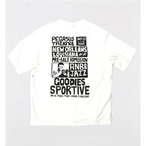 GOODIES SPORTIVE NEW ORLNS TEE BLANCO