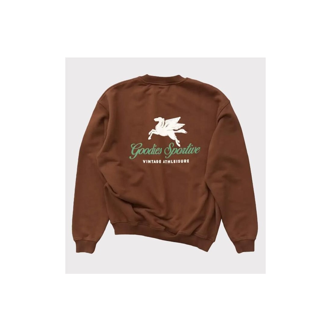 GOODIES SPORTIVE PREMIUM CREW MARRON