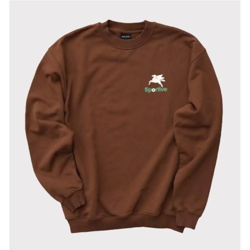 GOODIES SPORTIVE PREMIUM CREW MARRON