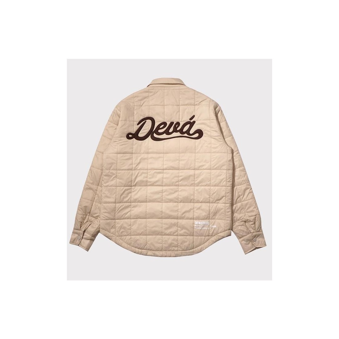 DEVA STATES SCRIPT OVERSHIRT KHAKI