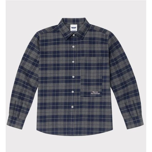 WE ARE NOT FRIENDS LUMBERJACK GRIS