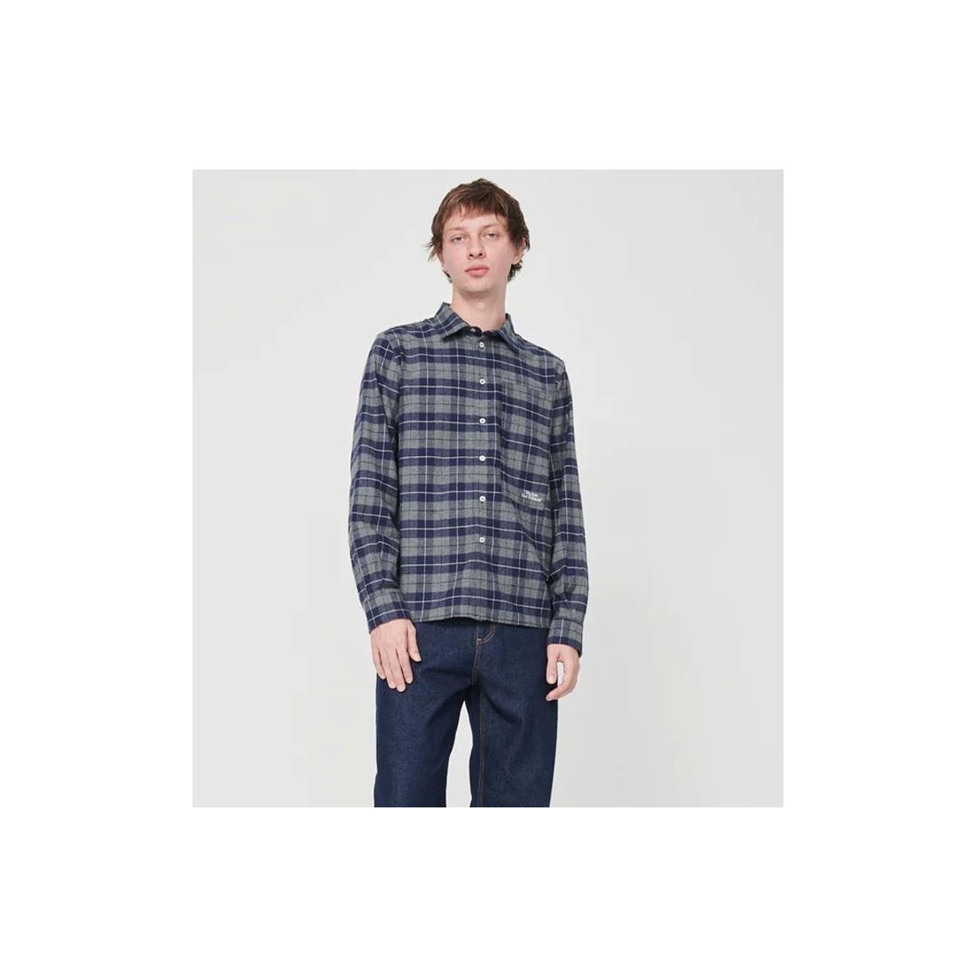 WE ARE NOT FRIENDS LUMBERJACK GRIS