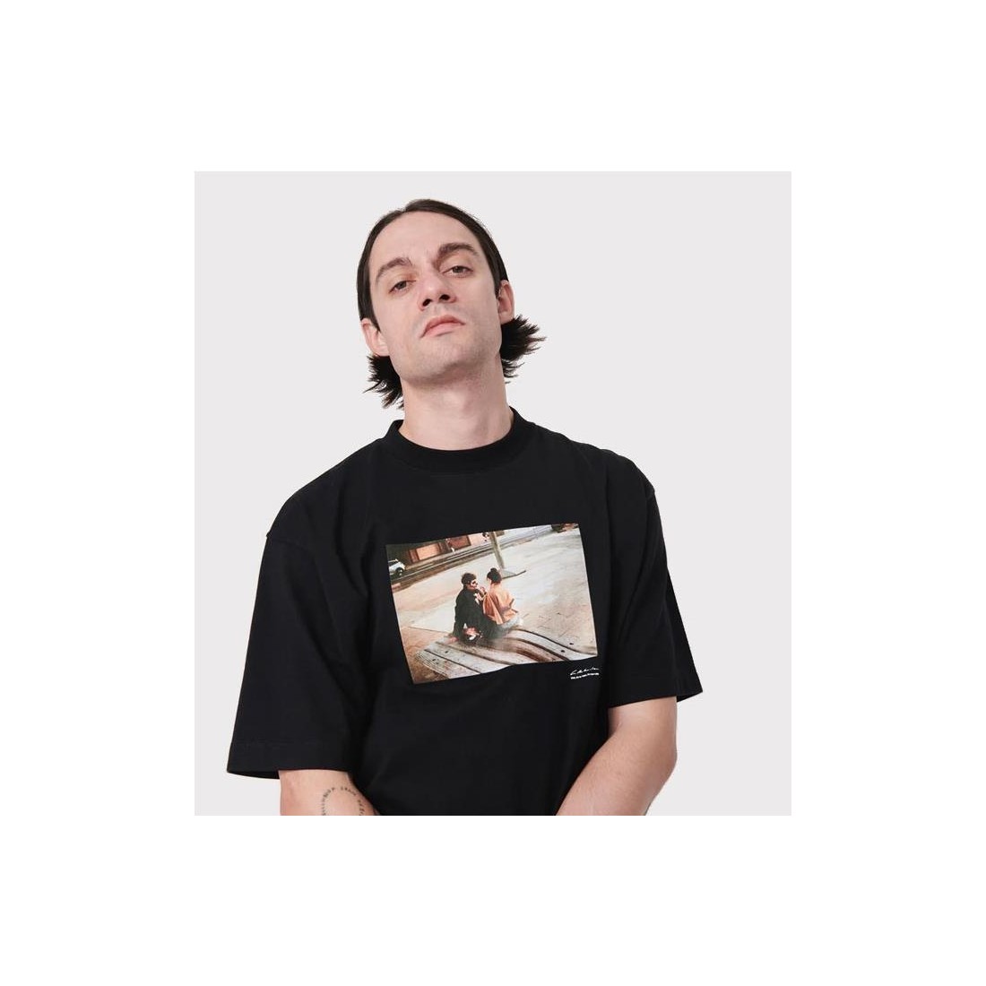 WANF LA MELANCOLIA TEE NEGRO