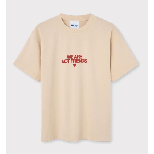 WE ARE NOT FRIENDS BOLD LOVE BEIGE