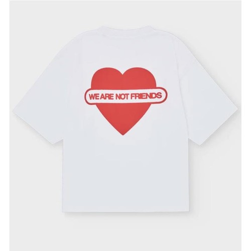 WE ARE NOT FRIENDS LOVE BH HRT BLANCO