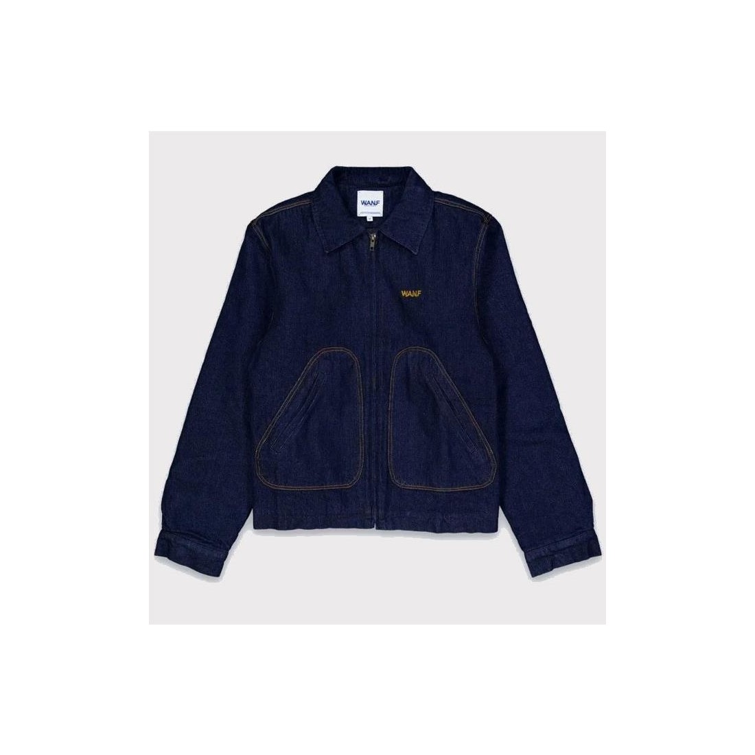 WE ARE NOT FRIENDS CLUB JACKET AZUL BLANCO