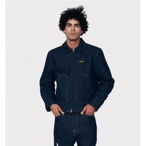 WE ARE NOT FRIENDS CLUB JACKET AZUL BLANCO